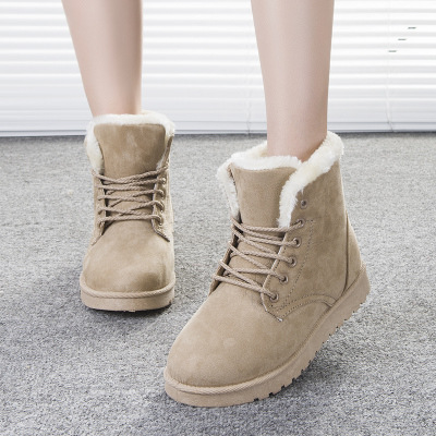 Aspen - Chic Warm Lace Up Winter Boots