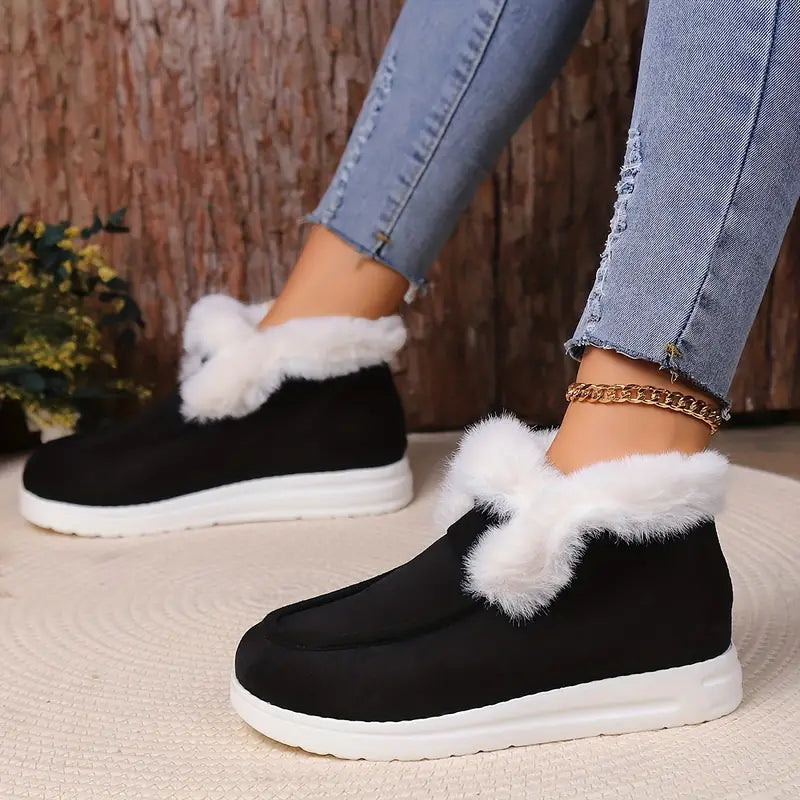 Billie - Simple Fluffy Snow Boots